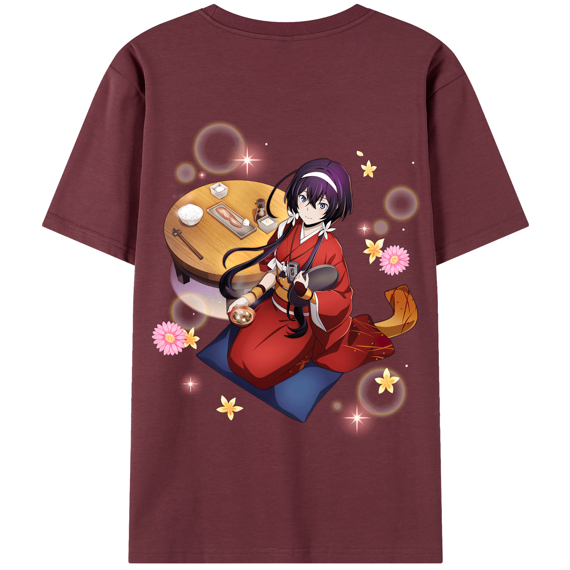 （画像用） 文豪ストレイドッグス Bungo Stray Dogs 綿100％半袖Tシャツ（背面プリント）